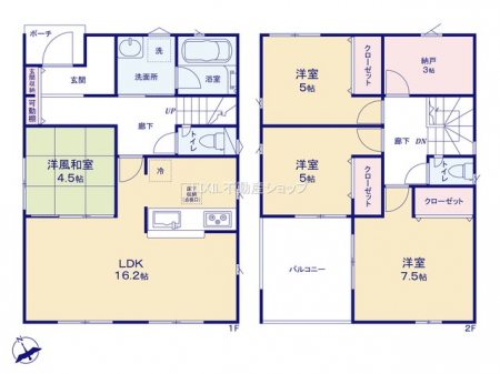 @yԎ}z2Ԏ}łB1K4.5̘atA2K͗m33̍L߂̔[˕t̎[[̂ƂłB