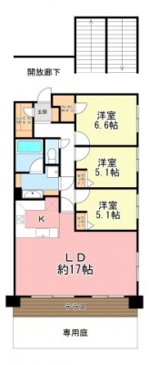 �@�y�Ԏ��z�Ζʎ��L�b�`���Ȃ̂ł��Ƒ��Ɖ�b�����Ȃ��痿�����o���܂��B������̋����́A��������ǍD�B1�K�����ł��̂ŁA��p�낪�t���Ă��܂��B